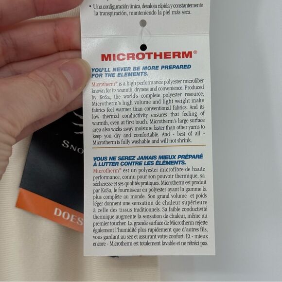 Snow Angel V-Waist Doeskin Baselayer Legging Pant Women Medium Cream Soft 106-40 - Picture 13 of 13